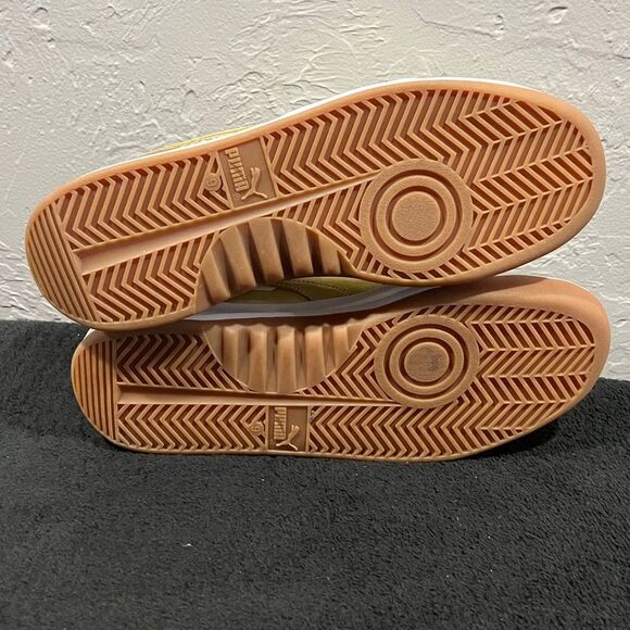 🔥🔥 PUMA California Hollywood CA 101 Metallic Gold Gum Bottom Men's 10 - PERFEC - Picture 12 of 15